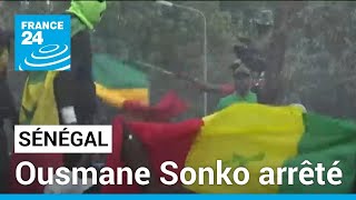 Sénégal  lopposant Ousmane Sonko arrêté • FRANCE 24 [upl. by Harad942]