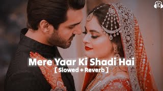 Mere Yaar Ki Shaadi Hai  Slowed  Reverb  Udit Narayan  Sonu Nigam  Wedding Special Song [upl. by Orville]