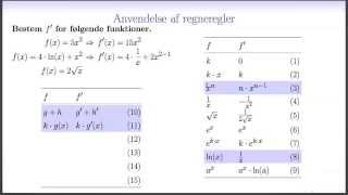 Differentialregning L8  Differentialkvotient af konstant gange funktion [upl. by Yetta238]