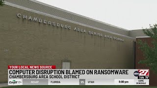 Chambersburg Area School District hit by ransomware attack [upl. by Caputto535]