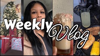 WEEKLY VLOG  Holiday Shopping  Christmas Eve Turnup and more… vlogmas vlog [upl. by Adnylg]