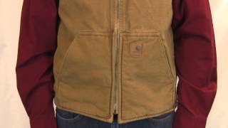 Carhartt Rugged Vest Sherpa Lined V26 [upl. by Ahsatsana]