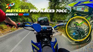 TESTE METRAKIT PRO RACE 70cc [upl. by Lamond]