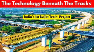 Tech Beneath The Tracks Of India’s First Bullet Train High Speed Rail Corridor Project [upl. by Nnaj53]