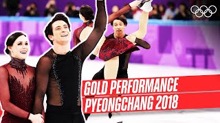 🇨🇦 Tessa Virtue amp Scott Moir  Full Free Dance routine ⛸ [upl. by Ahsikad]