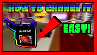 đźŚ HOW TO CHANGE RIOT SHIELD IMAGE TUTORIAL  FUNKY FRIDAY RIOT SHIELD DECAL  Yuyes đźŚ [upl. by Devonne]