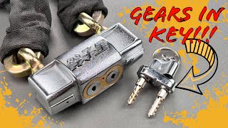 1613 Picking a GearDriven Double Prong Key [upl. by Iroak805]