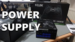 Kolink Continuum 1500W Platinum Power Supply  Unboxing amp First Look [upl. by Aralk]