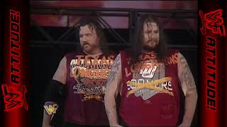 The Godwinns vs Disciples of Apocalypse  WWF RAW 1997 [upl. by Ylhsa]