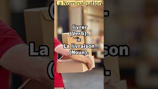 Let us learn French nominalisation apprendrelefrançais education nominalisation livraison [upl. by Asirehc380]