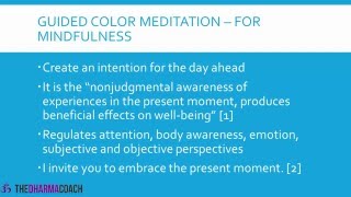 Guided Color Meditation – For Mindfulness HD [upl. by Kcirederf]