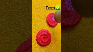 Beginner special does ✅and Dont ❌video rangoli satisfyingvideo trending easyrangoli [upl. by Eihctir658]