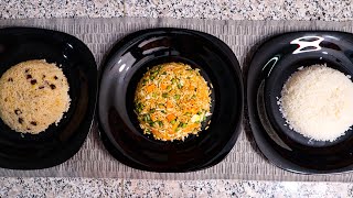 3 Easy Rice Dishes  You Will Never Cook Rice The Same Way Again [upl. by Uhp]