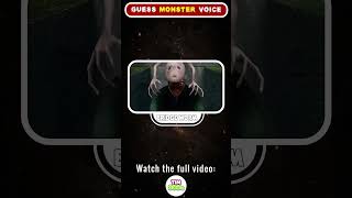 Can you guess the Monsters voice correctly Which Monsters voice is the scariest  Eat Monsters [upl. by Kerman]