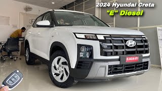 Hyundai Creta E Diesel  Hyundui Creta 2024 Base Model  Creta E Model 2024 [upl. by Daus]