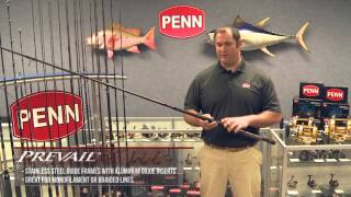 PENN Prevail Surf Rods  Product Video [upl. by Zehcnas]