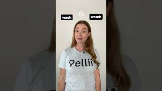 Am I saying WASH or WATCH shorts pronunciation english learnenglish listening [upl. by Harriett]