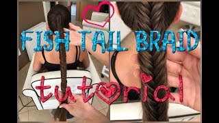 Fishtail braid tutorial [upl. by Gnot]