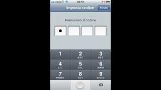 Come impostare password blocco schermo su iPhone [upl. by Nevad]