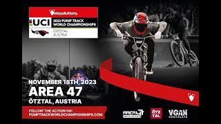 Velosolutions UCI Pump Track World Championships Finals  Live from AREA47 Austria [upl. by Dimitry995]