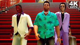 GTA VICE CITY REMASTERED All Cutscenes Full Movie 4K 60FPS [upl. by Varipapa]