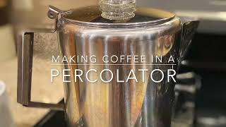 Making Great Tasting COFFEE Using a PERCOLATOR  Simple amp Slower Living [upl. by Ophelie425]