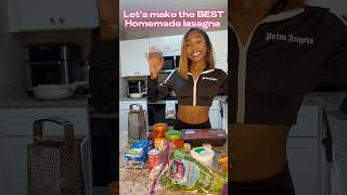 Lets make Homemade Lasagna 🫶🏾🥰 PART ONE lasagna dinnerideas [upl. by Beka]