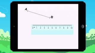 Vidéo 1 Leçon Apprends à placer la règle pour mesurer un segment [upl. by Kevyn565]