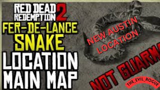 HOW TO SPAWN THE FERDELANCE SNAKE IN NEW AUSTINRED DEAD REDEMPTION 2 [upl. by Presley]