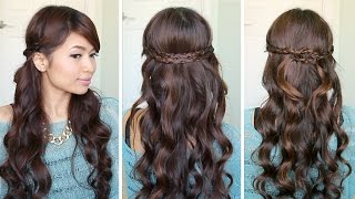 Irregular Braid Headband Hairstyles  Hair Tutorial [upl. by Urbano392]