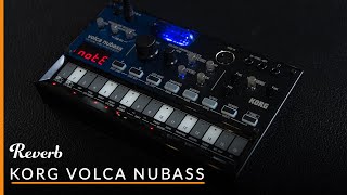 Korg Volca NuBass  Reverb Demo [upl. by Kobe]