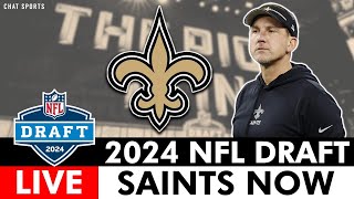 New Orleans Saints NFL Draft 2024 Live Round 1 [upl. by Bible]