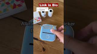 From digital to print in seconds miniprinter giftideas thermalprinter students [upl. by Anwahsiek]