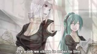 【Yowane Haku】 Daughter of White English Subbed 【Vocaloid PV】 [upl. by Adianez]