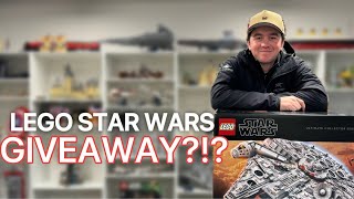 FREE UCS MILLENNIUM FALCON OFFICIAL GIVEAWAY ANNOUNCEMENT [upl. by Wallace]