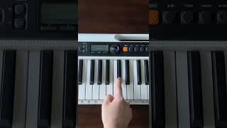 How to play a Bbm chord on piano [upl. by Illak]