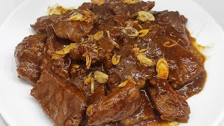 RESEP BISTIK DAGING SAPI BUMBUNYA MERESAP DAGINGNYA EMPUK COCOK UNTUK MENU LEBARAN DAN HAJATAN [upl. by Jewelle]