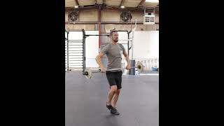 Standing 1 leg Barbell Knee to Overhead [upl. by Agustin]