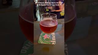 8 Kentucky Bourbon Barrel Ale Draft  10 Twenty Five in Cape Coral FL beer foodie craftbeer [upl. by Fabrianna]