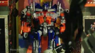 Transformers ROTF Megatron and Starscream Reunited StopMotion [upl. by Aromas272]