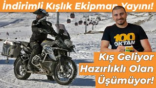 Kışın Motosiklet Kullanmak  İndirimli Kışlık Ekipman Yayını [upl. by Eiramlehcar]