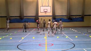 Warmup Games for Youth Basketball Tag Ball [upl. by Ekihc]