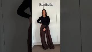 Zara Try on  Haul [upl. by Hgielhsa]