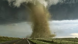 May 7 2016  Wray CO Tornado Chewing Dirt [upl. by Niwdog]