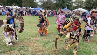 Dancers make the grand entry at Raleigh intertribal pow wow [upl. by East]