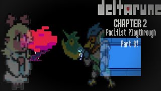 DELTARUNE Playthrough  Part 8  Noelle joins the party another egg and a fight against Berdly [upl. by Capp]