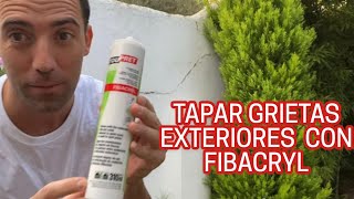 Como tapar grietas exteriores en fachadas y muros con fibacryl de MyToupret tratamiento de grietas [upl. by Barnabe465]