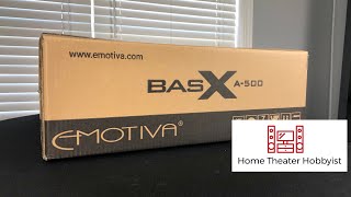 Emotiva BasX A500 Unboxing [upl. by Airehs]