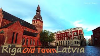 Riga Latvia Old Town Vecriga Walking Tour [upl. by Newol78]