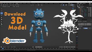 っ＾▿＾ Modelo Godot Engine 3D ¬‿¬ BLENDER [upl. by Ayarahs89]